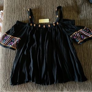 Womens Cold Shoulder Top